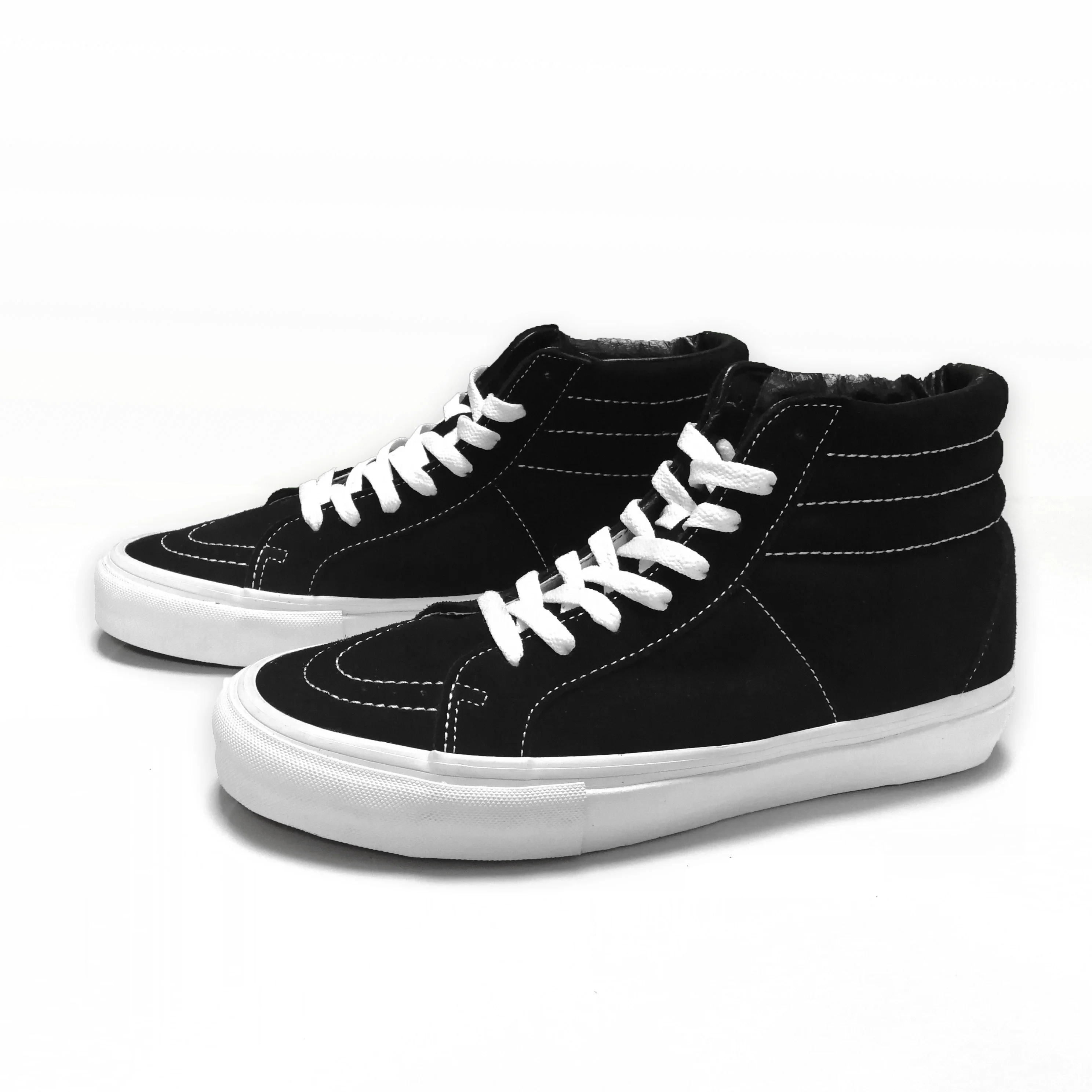 
Mens black skateboard High-Top shoes 