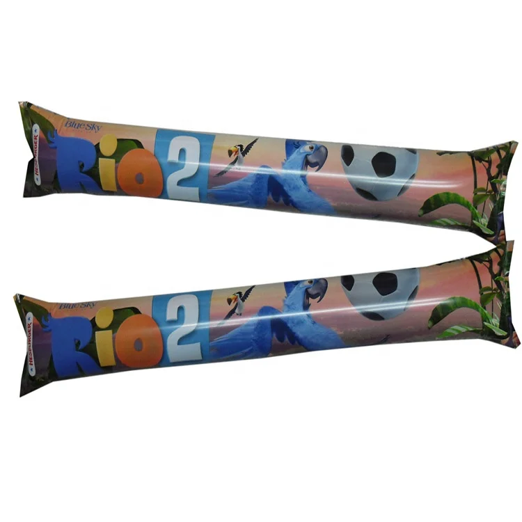 
inflatable balloon stick clappers for football fan with EN71 