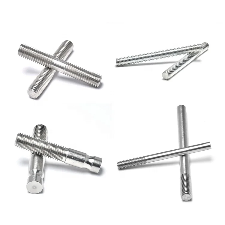 

Hanjie Supply SS 304 Stainless Steel M6 M8 M10 Single And Double Threades End Bolt Stud