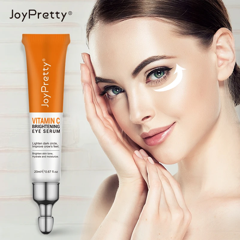 

In Stock Eye Cream Anti Puffiness Anti Aging Nourishing Removal Under Dark Circles Cream Vitamin C Smoothing Eyes Cream, White color