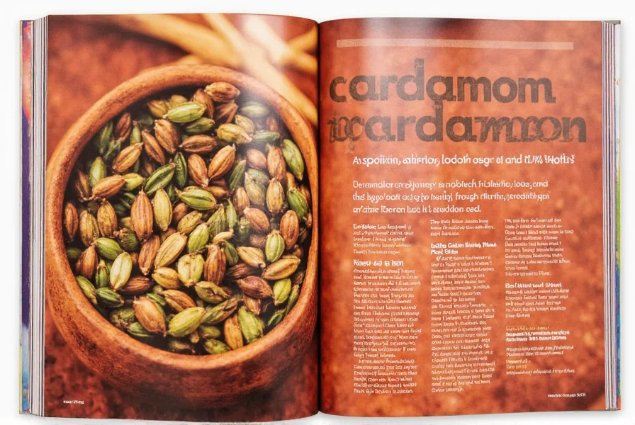 Toasting cardamom