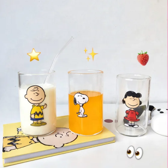 

Hot sale coffee tea water juice clearglass mug glass cup