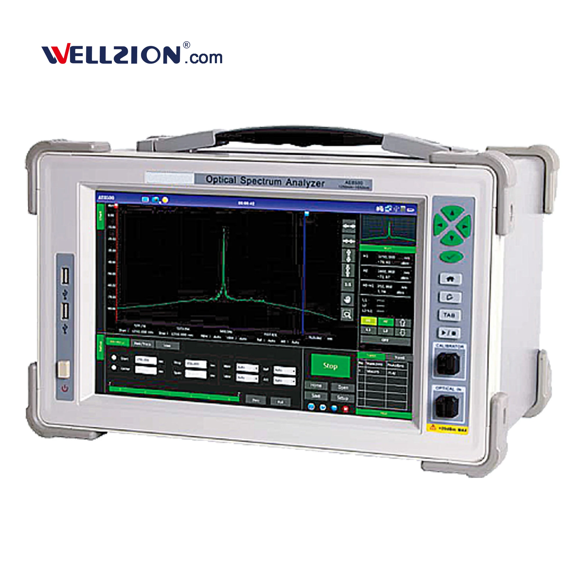 
AE8500,1250nm to 1650nm wavelength range optical spectrum analyzer 