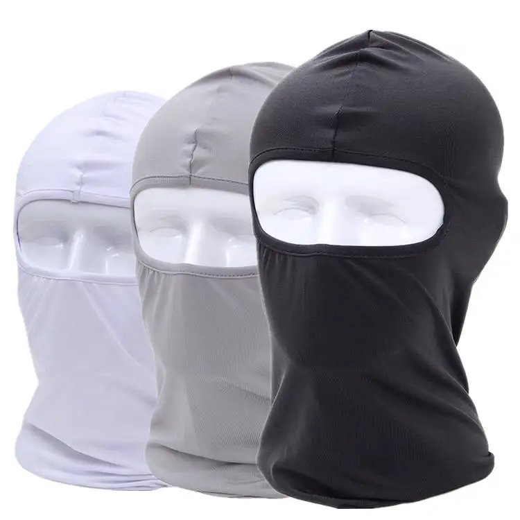 

High Quality Custom Logo Men Baclava Full Face Facemask Windproof Black Ski Mask Balaclava