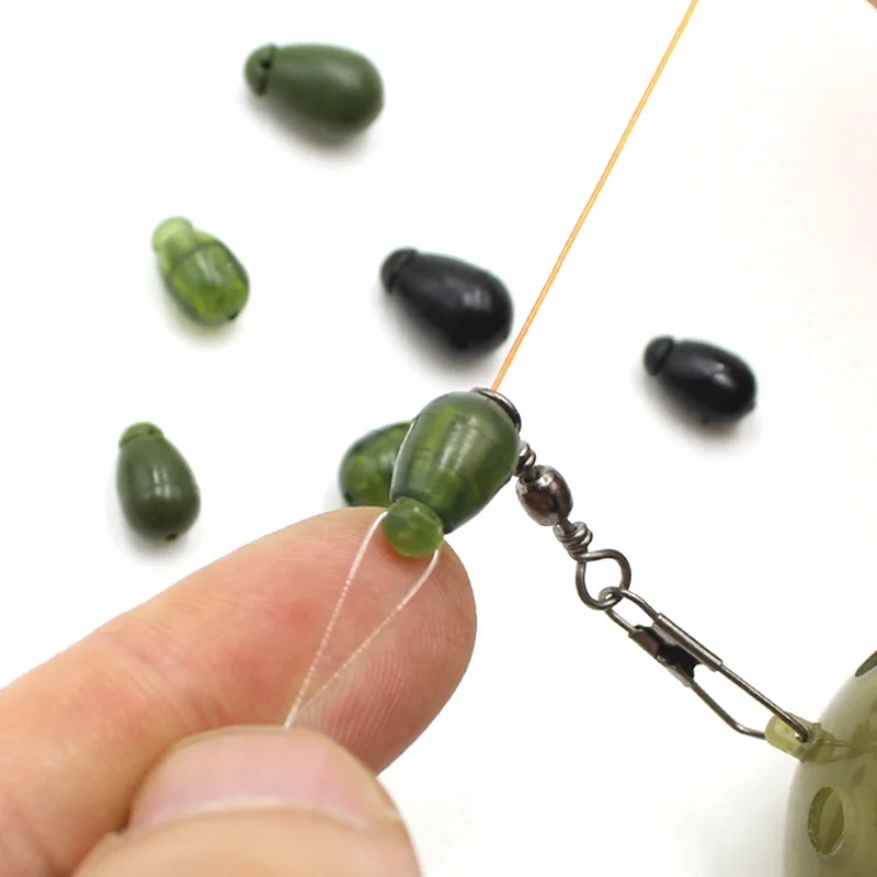 

Quick Change Beads Carp Match Fishing Tackle Hook Links Method Feeders Carp Fishing Accessories Tackle, Green