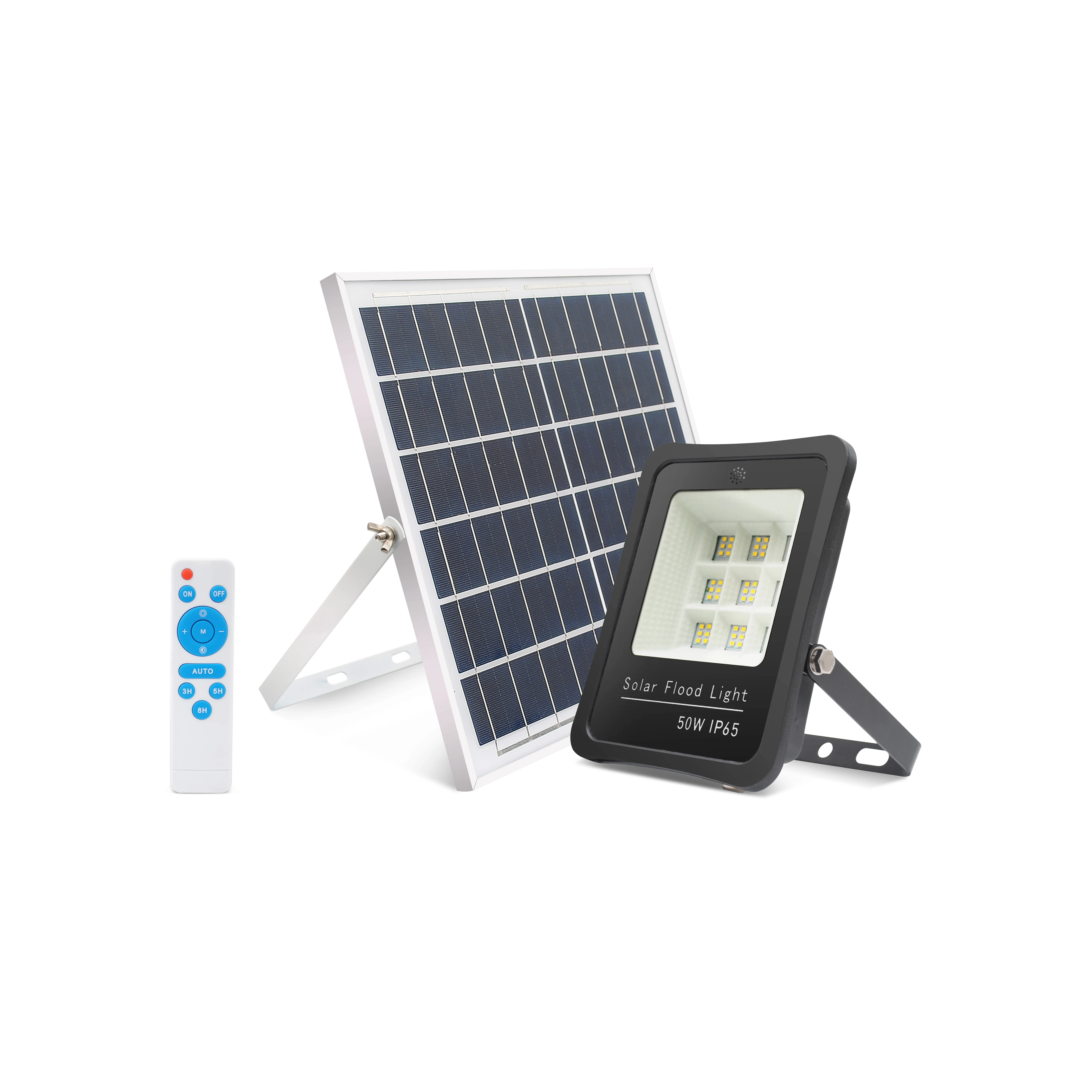 Outdoor dust to dawn solar security  LED solar flood light 50W ,solar chargeable Yard, Garden, Pathway, Arena, Ball Court