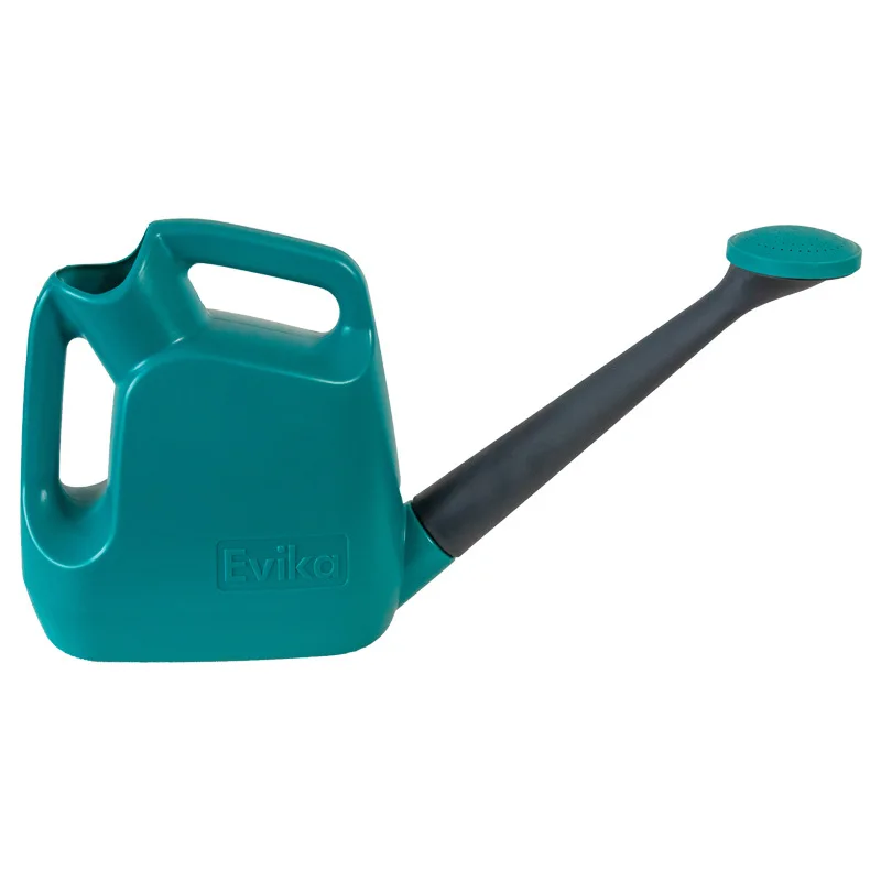 

Fashion Design Lightweight Durable Plastic Long Mouth Large Capacity Garden Watering Can With Double Handles, Blue, green