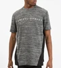 Custom Men's two tone blocked plain printed t shirt