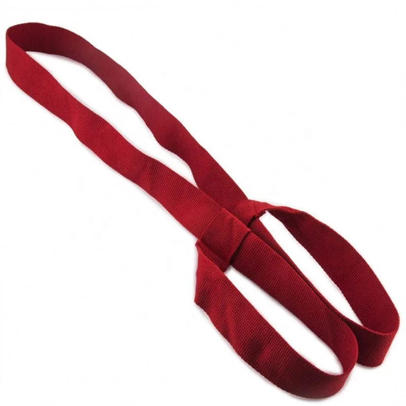 

Tropical organic yoga matt with strap sling adjustable