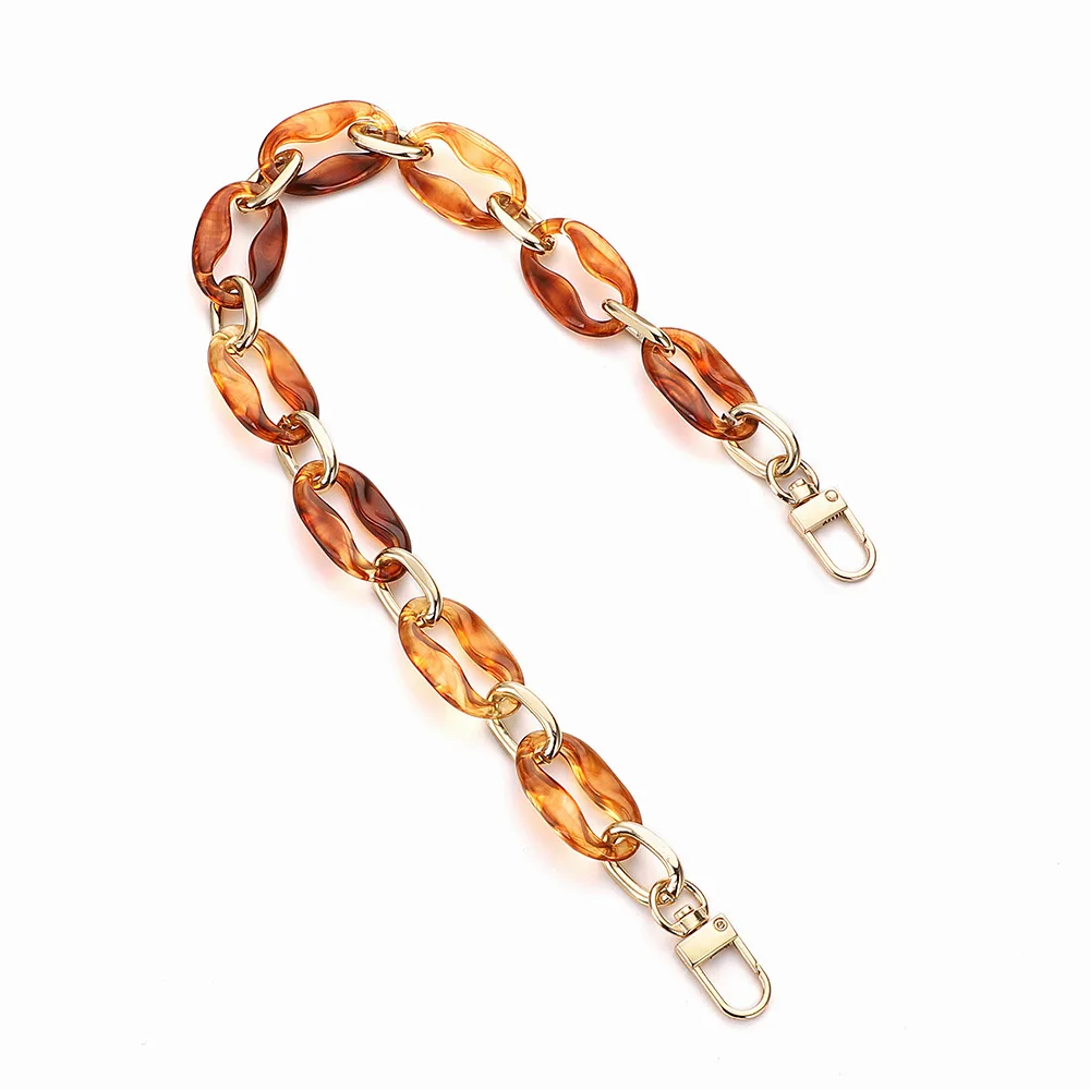 

Kesoil-8 Acrylic Resin Chain Retro Temperament All-match Bag Chain Shoulder Strap