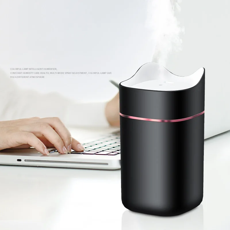 1400ml Cartoon USB Air Humidifier Ultrasonic NEW Diffuser Mist Maker with 7 Colors LED Night Lamps Mini Home Air Purifier