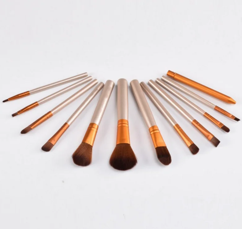 

High Quality Cheap Price LOW MOW Tin Metal box Set of Make Up Brush Set