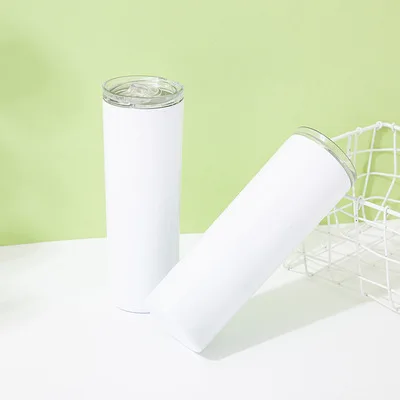 

W003 20oz Warm Water Double-deck Straw-cup sublimation Coffee Vacuum Car Cup Stainless Steel Gift Water Bottle With Lid, Colors