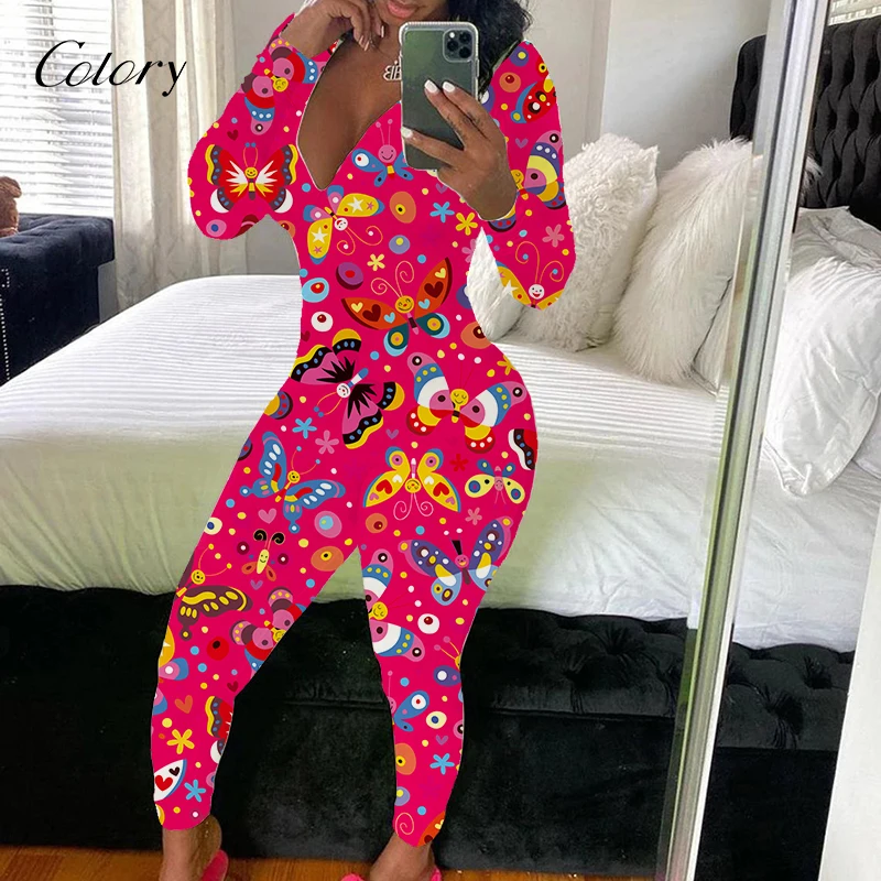 

Colory Womens Winter Satin Sleep Women Fashion Romper, Picture shows