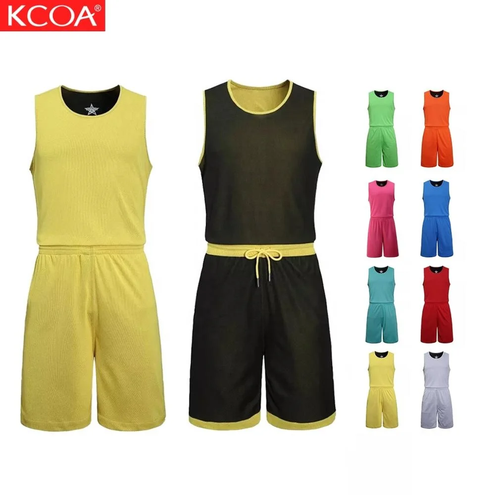 

2020 KCOA Low MOQ Cheap Price Wholesale Basketball Uniforms Suit