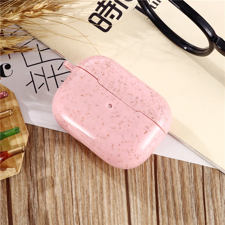Eco-friendly Wheat straw degradable Earphone Liquid anti fall Shell air pods Earphone i12 tws For apple airpods pro 3 - ANKUX.COM