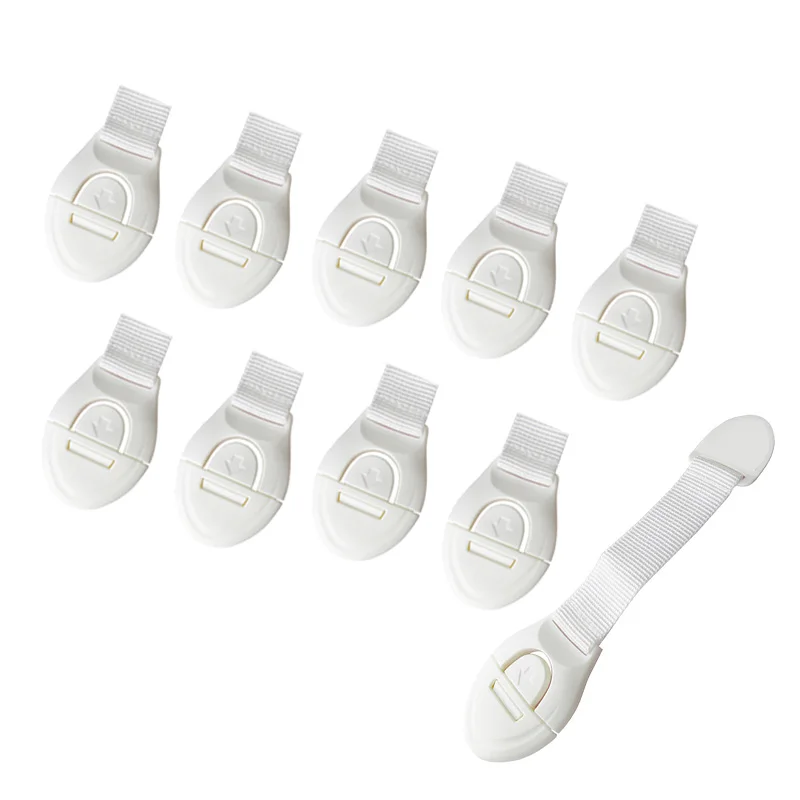 

10pcs Cabinet plastic Lock Baby Protection Child Safety Latches Drawers Cupboards Childproof Product