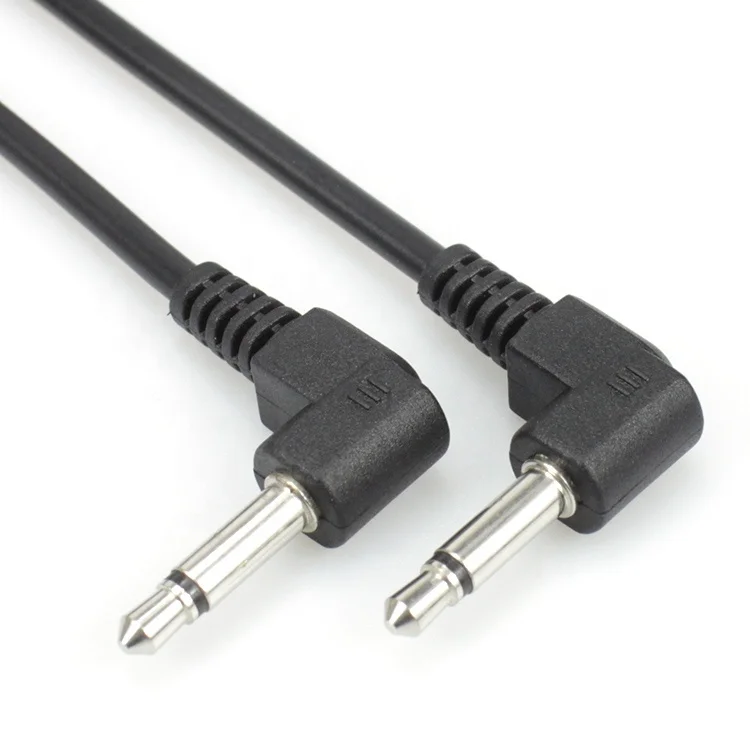 

3.5mm mono cable 90 degree Right Angle audio cable 3.5 Jack Plug male to male