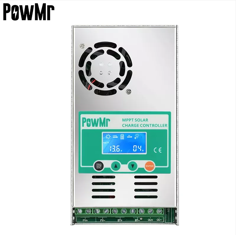 

PowMr MPPT 60 amp 48V 36V 24V 12V Auto Max 160 VDC Input Backlight Solar Charge Controller for Gel NiCd Lithium Battery