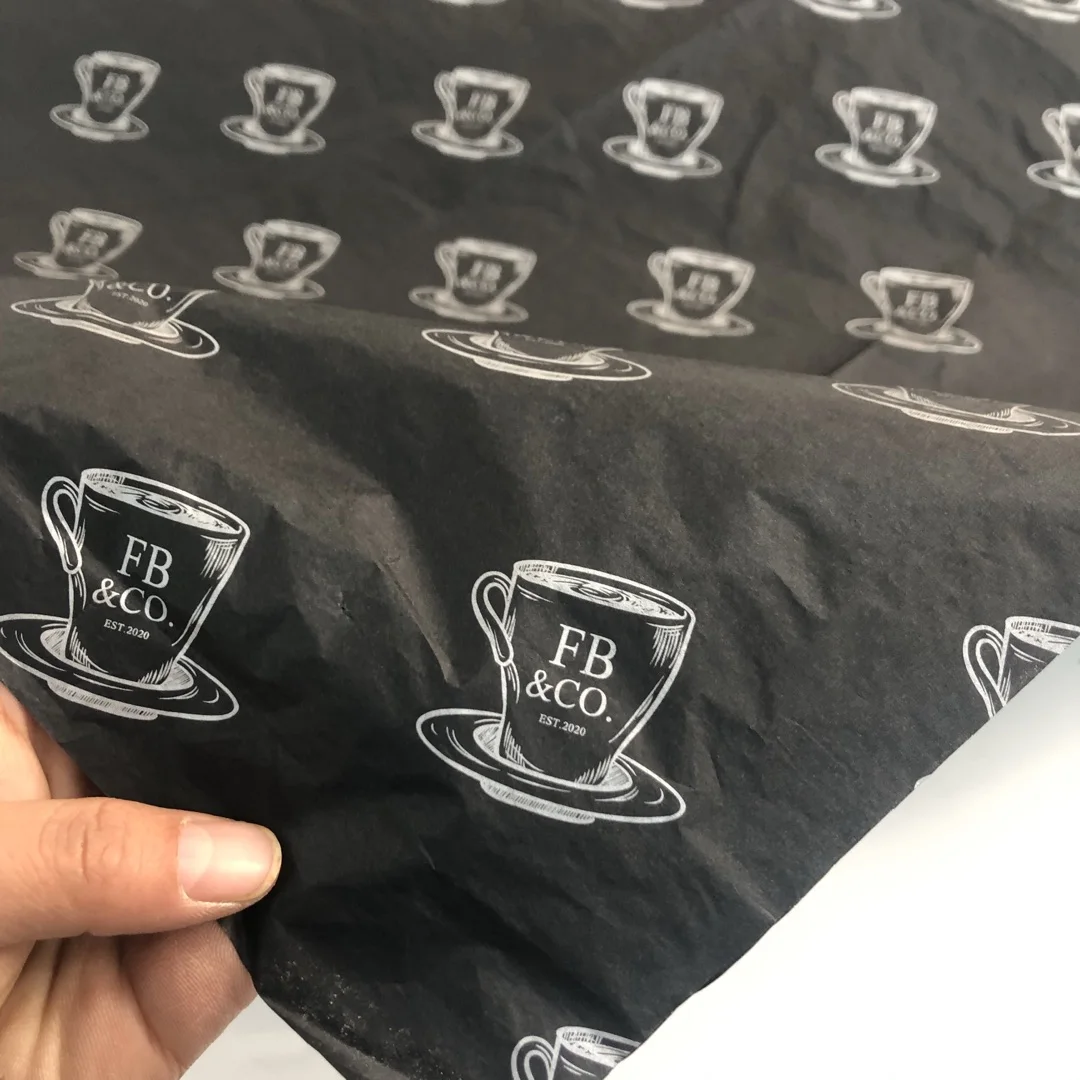 

Eco friendly custom logo printed wrap gift paper printed wrapping tissue paper for clothing Gift packing
