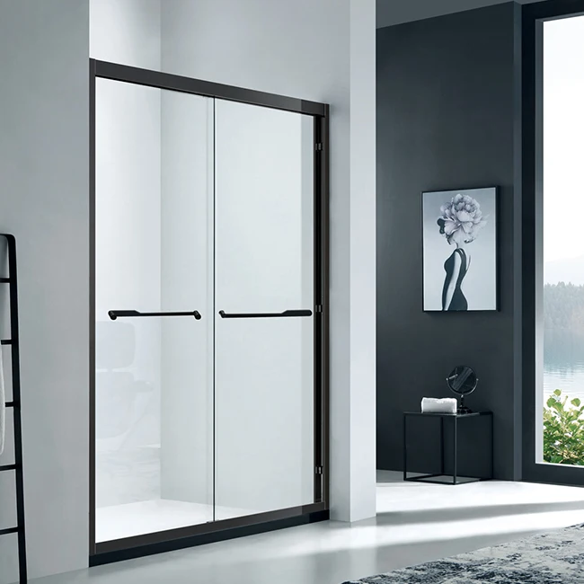 Zunmei stainless steel shower door removable shower enclosure glass shower enclosure