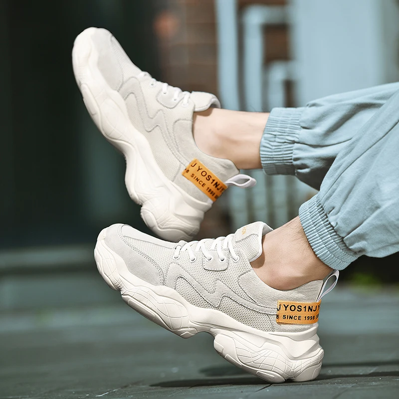 

Wholesale Men's Running Shoes Casual Sports Breathable Sneakers Black Shoes