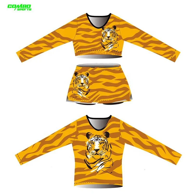 

High sales volume sexy cheap wholesale cheerleading uniform, Pantone color