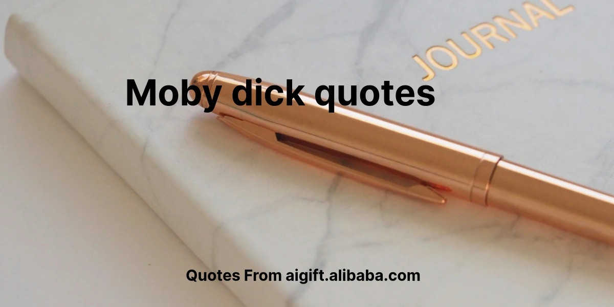 moby dick quotes