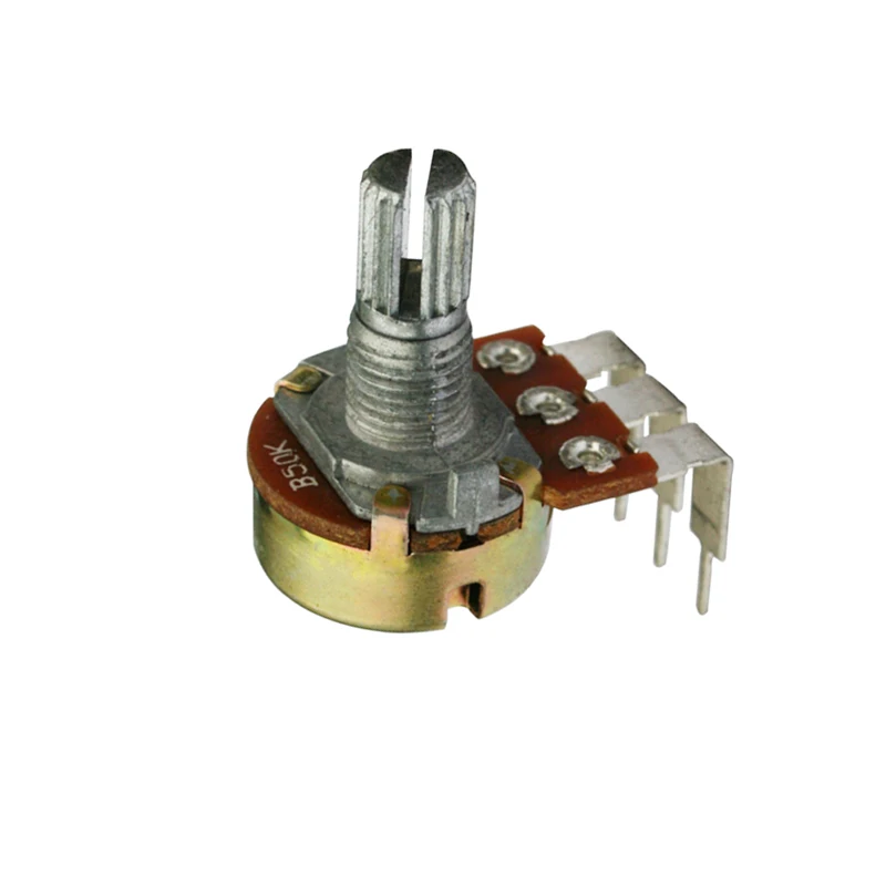 Alps Pcb Rotary 4.7k Ohm Potentiometer B500k B100k Audio Video Carbon