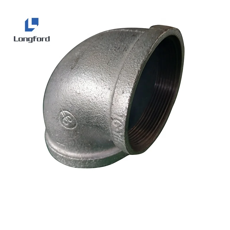 

Low Pressure Galvanized Iron Steel Threaded Pipe Fittings 90 Degree Elbow