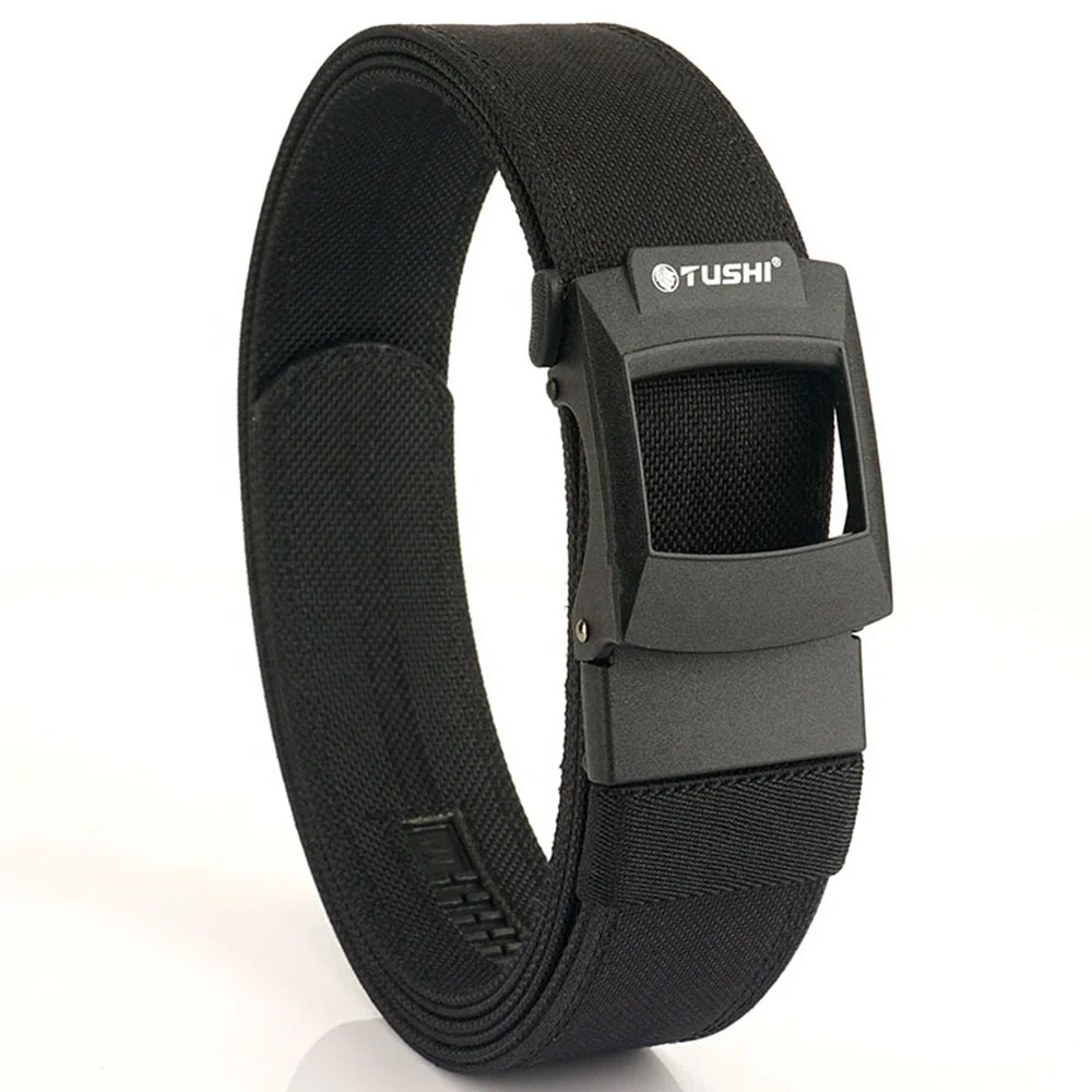 Wholesale 3.8cm 1100D Bilayer Nylon EDC Tactical Belt Heavy Duty Outdoor Waistband Reinforced Alloy Automatic Knitted