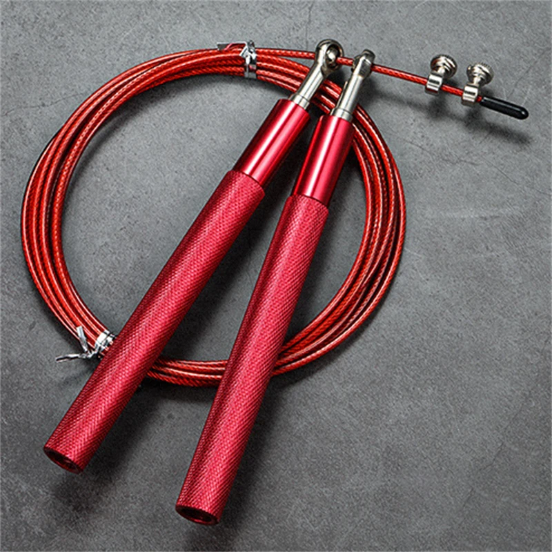 

2022 ump Ultra-speed Skipping Rope Steel Wire jumping ropes for Boxing Fitness Training 3 Meters Adjustable Speed Gym