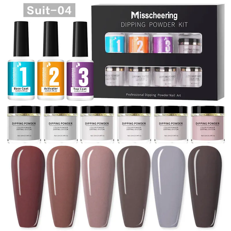 

PAROO Supply Dip Powder Acrylic Kit Nail Dip Powder Set