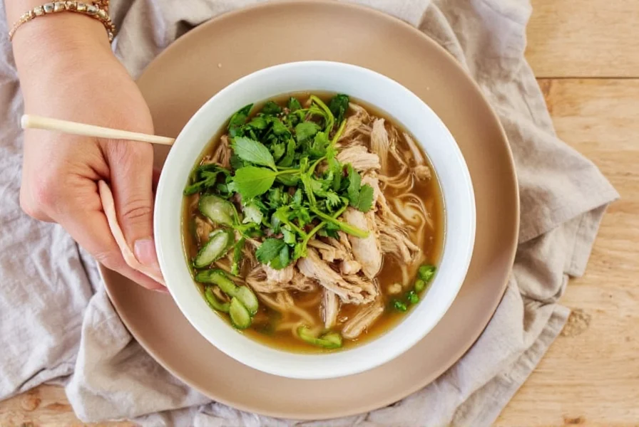 Simple chicken pho
