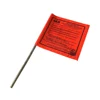 Wooden handle PVC net clamping cloth flag with custom printing