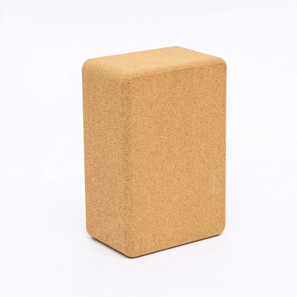 

2021 Wholesale Amazon Hot Selling Yoga Blocks,Fitness Recycled Engraved High Density Custom Cork Kork Yoga Block/