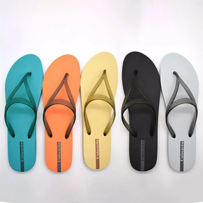 

Ladies beach slippers flip flops PVC European and American leisure sandals and slippers slippers travel, Various colors