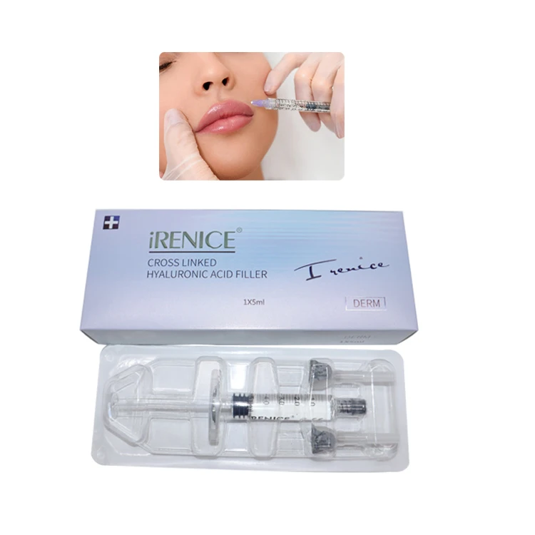 

5ml iRenice Derm Lip Hyaluronic Acid Filler Injection, Transparent