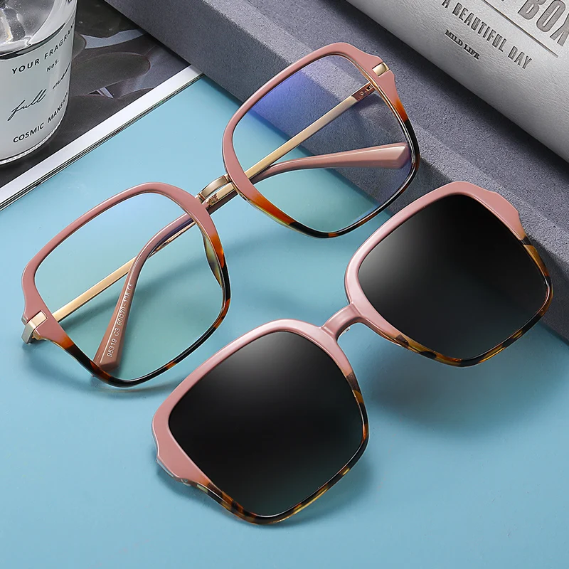 

SHINELOT 95319 Montura Clip On Lenses Uv400 Tr90 Blue Light Glasses High-End Quality Men Magnetic Clip Eyewear 2021