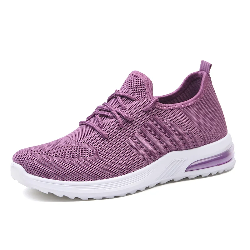 

2021 New Arrivals OEM Zapatos Casuales Fly Knit Upper EVA Air Cushion Sole Women Sport Shoes Other Sports Shoes Sports Shoes