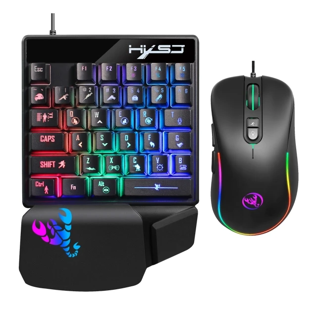 

Cheap Factory Cheaps Mobile Games Playing Mechanical Mouse And Keyboard With Reasonable Price, Black