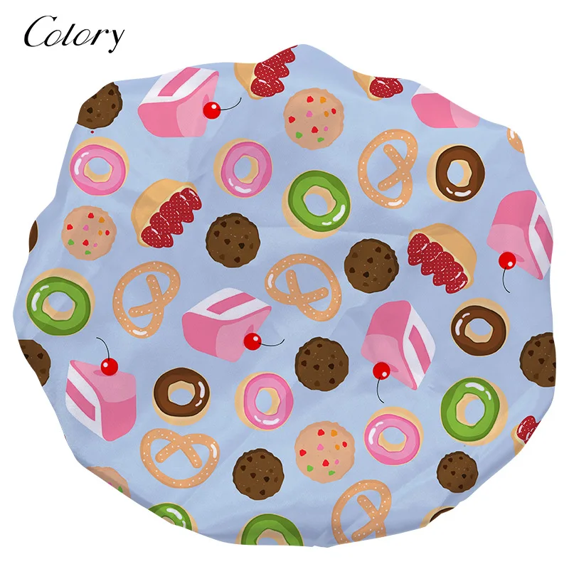 

Colory Battery Vent Rain Head Cap Kids Swim Caps With Waterproof Fabric, Customized color