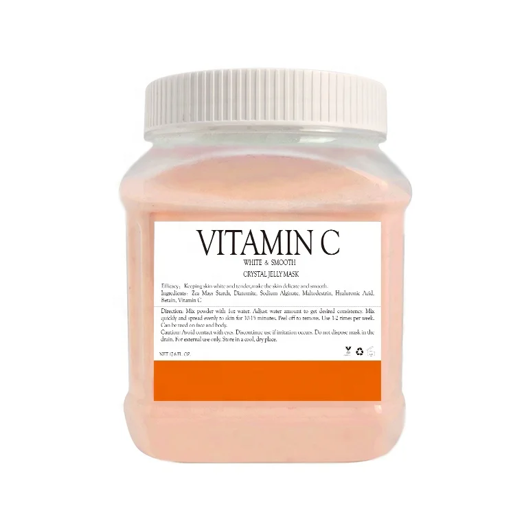 

500g Organic Natural Vitamin C Face Mask Powder Crystal Hydrojelly Facial Powder Jelly Mask Powder