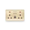 HOLSO C306 UK wall mounted power outlet socket socket with usb