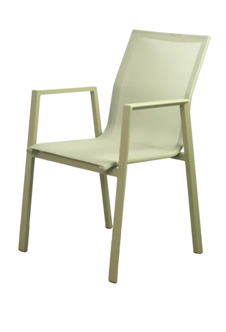 Outdoor garden bar Cafe restaurant dining table and tex-tilene fabric chair set.jpg