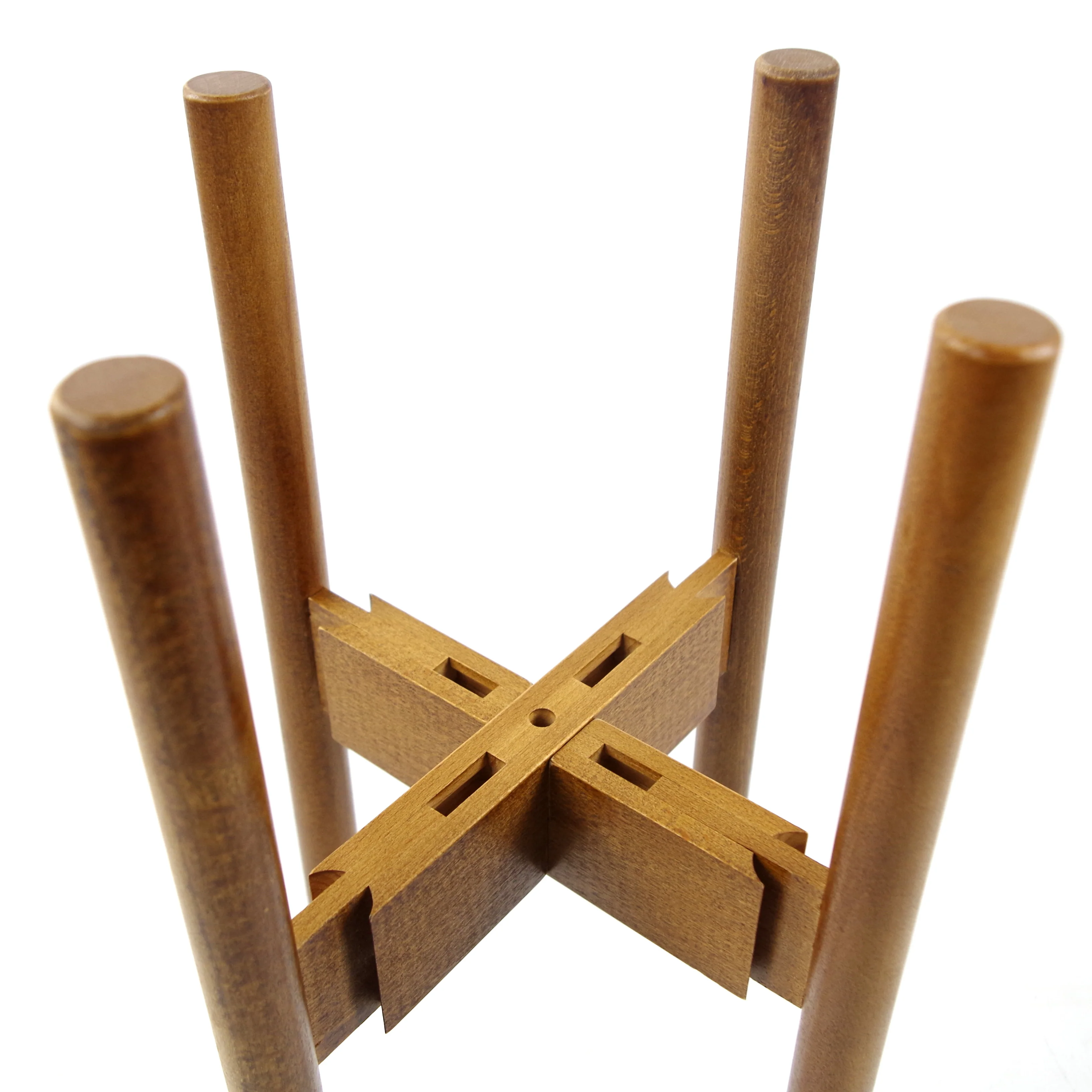 山毛榉木材中世纪木制植物支架-宽度 20厘米至 30厘米