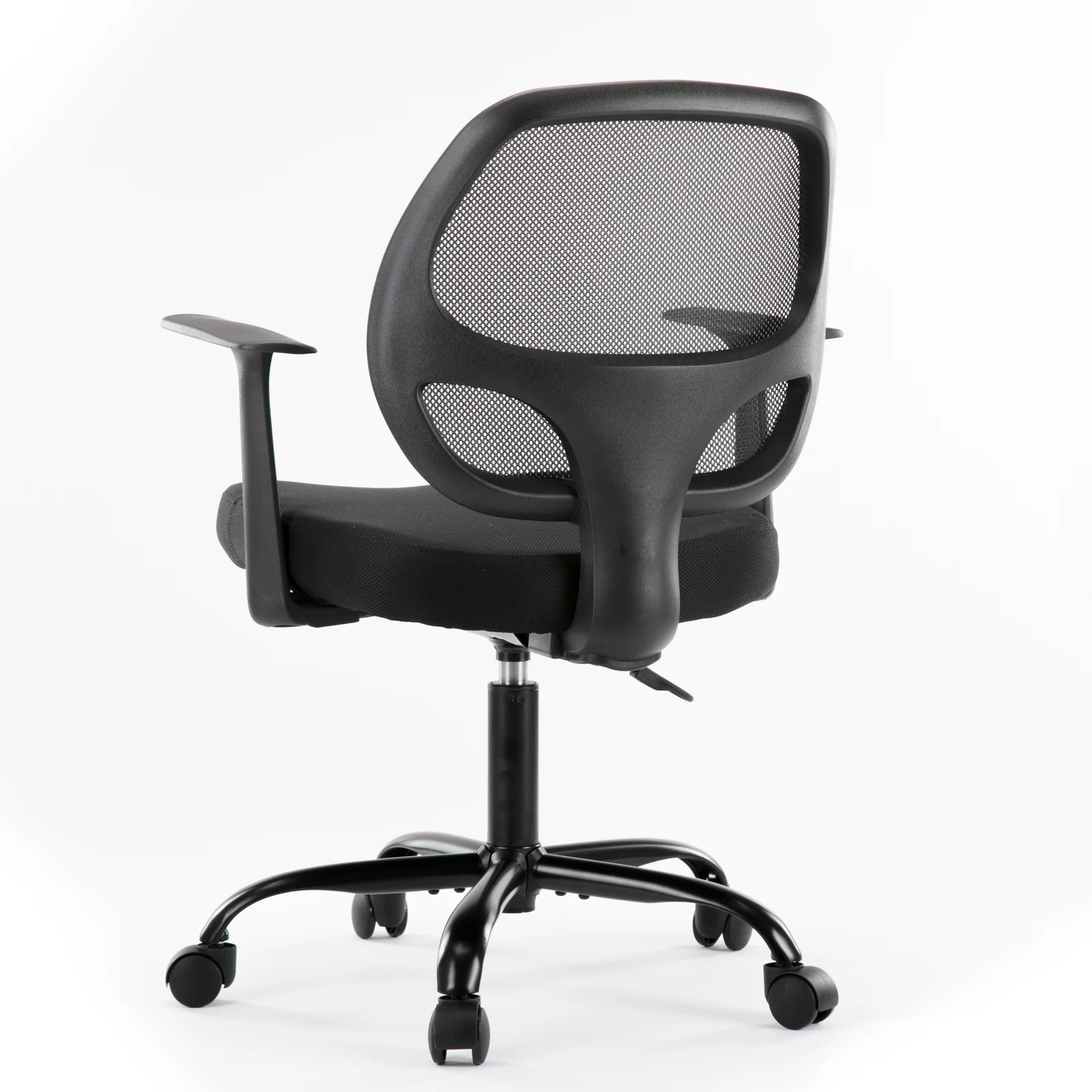 

USA Free Shipping Mid-Back Desk Office Chair Study Task Chair with Armrests for little boy, Balck