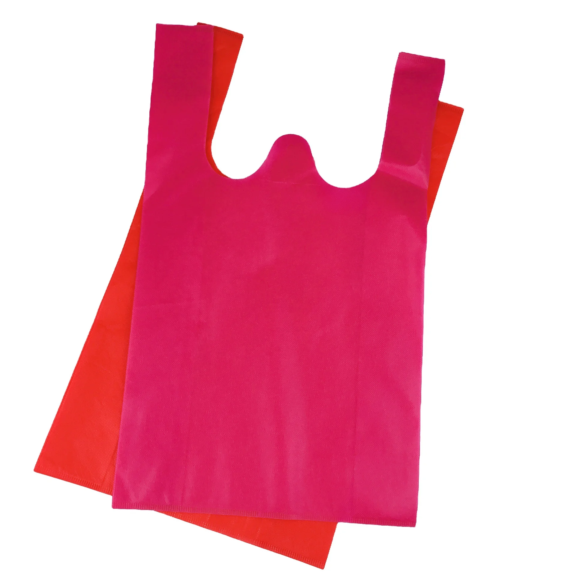 

Hot Sale Custom Logo T-shirt Eco-friendly Reusable Bag Non Woven Bag, 8 colors avaliable