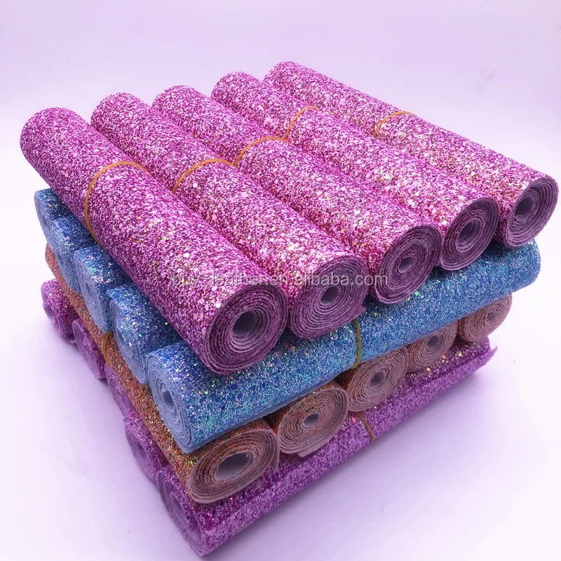 12x52 Inch Various Colors Chunky Glitter Fabric Rolls Buy 12x52 Inch