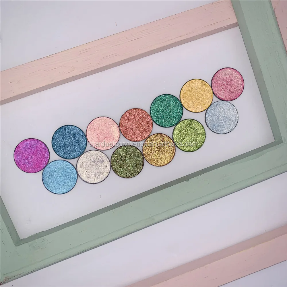 

New Color of Macaron Pigment Duochrome Eyeshadow Private label high pigment waterproof Eyeshadow 13 color cream Duochrome